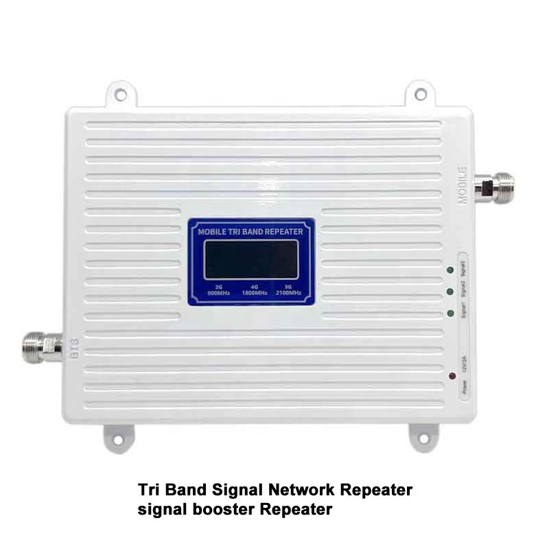 Wifi Extender Repeater Cellphone Triband Mobile Network Gsm Bts Lte 3G 4G 5G Signal Booster Kit For Mobile Phone